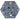 Vloertegel/Wandtegel Arcana Go Terrazzo Hexagon Kleur Blu Blauw 20x24 - Budget Tegels