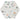Vloertegel/Wandtegel Prissmacer Gobi Bianco Hexagon Terrazzo Lichtgrijs 20x24 - Budget Tegels
