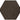 Wandtegel Cifre Cerámica Vodevil Antracite Antraciet Hexagon Glans 17,5x17,5 - Budget Tegels