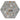 Vloertegel/Wandtegel Arcana Go Terrazzo Hexagon Kleur Grigio Grijs 20x24