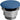 Sanitair Saniclear Clickwaste Keramiek Blauw Mat 7x8x7cm - Budget Tegels