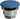 Sanitair Saniclear Clickwaste Keramiek Blauw Mat 7x8x7cm - Budget Tegels