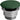 Sanitair Saniclear Clickwaste Keramiek Groen Mat 7x8x7cm - Budget Tegels