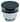 Sanitair Saniclear Clickwaste Solid Waskom Antraciet Mat 7x8x7cm - Budget Tegels