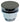 Sanitair Saniclear Clickwaste Solid Waskom Moka Mat 7x8x7cm - Budget Tegels