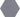 Vloertegel/Wandtegel Cifre Flat Hexagon Grijs Mat 19,8x22,8 - Budget Tegels