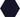 Vloertegel/Wandtegel Cifre Flat Hexagon Zwart Mat 19,8x22,8 - Budget Tegels