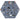 Vloertegel/Wandtegel Prissmacer Gobi Blu Hexagon Terrazzo Blauw 20x24 - Budget Tegels