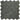 Wand Mozaïek Tegels Factory Mini Kiezelsteen Zwart - Matje 30x30cm - Budget Tegels