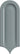 Wandtegel Villeroy Gala Decor Sage Grijsgroen Glans 8x21 - Budget Tegels